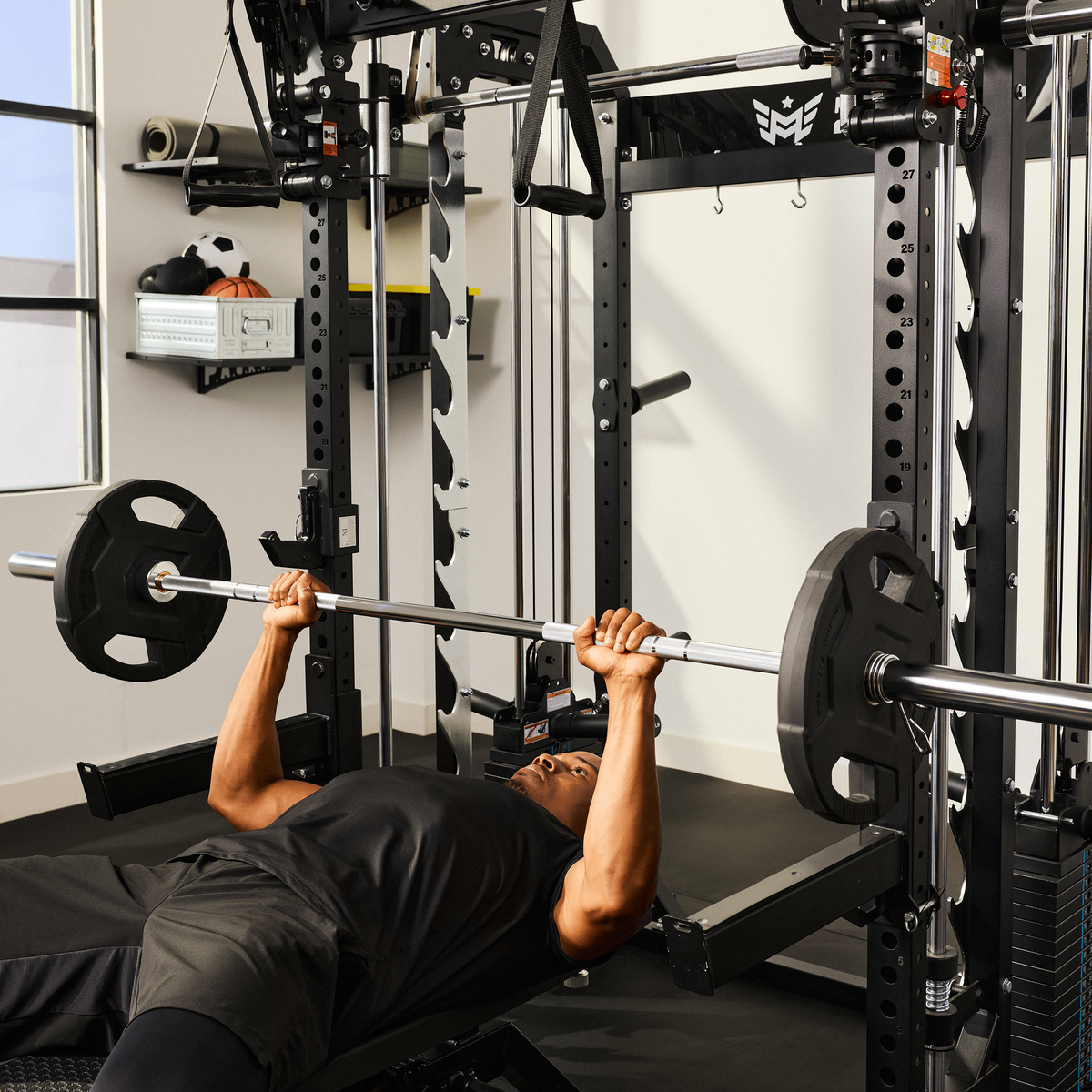 【美品】American Barbell 高級ホームジムセット 一式　引取限定 Olympic Barbell – 7ft 20kg Olympic Bar for Home Gym