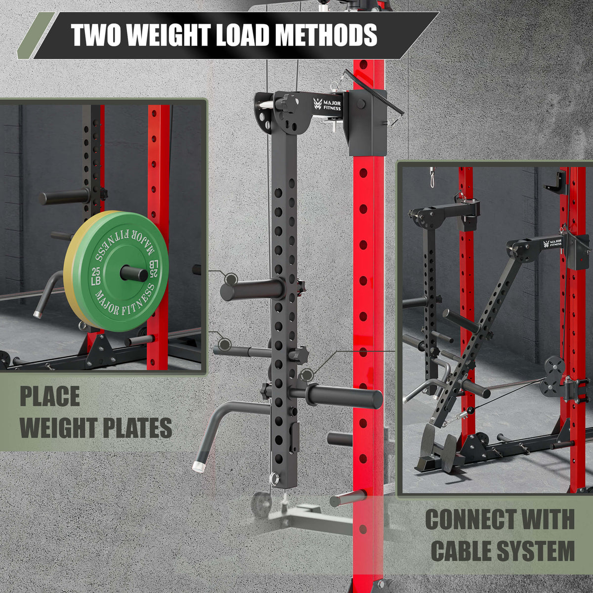 Couter Lever Racks Lever Arms Attachment for 2x3 Power Rack | Jammer arms
