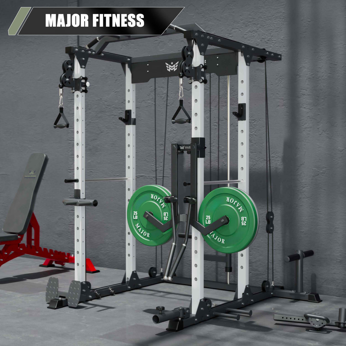 Major Fitness Shoulder Lateral Raise Attachment for 2x3 Rack